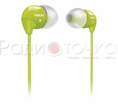 Наушники Philips she 3590GN зеленые