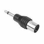 Переходник штекер 3,5мм на гнездо TV (пластик)