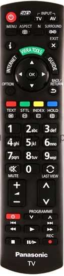Пульт ДУ Panasonic N2QAYB000752 / N2QAYB000785