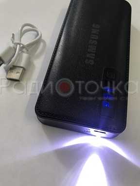 Аккумулятор портативный для Samsung  (15000mA, фонарь, солнечная батарея)
