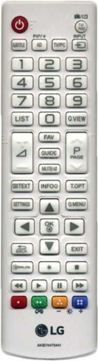 Пульт ДУ LG AKB74475441, LCDTV, оригинал