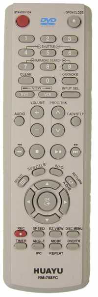 Пульт ДУ Samsung RM-788FS (DVD-универс)