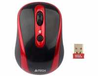 Мышь беспроводная A4Tech G7-350N-3 ,черный/красный, 2000 dpi, USB