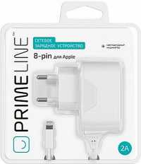 З/У Prime Line для iPhone 5/6, цвет белый 2100mA