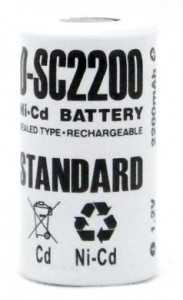Аккумулятор D-SC2200 2200mAh Ni-Cd STANDARD