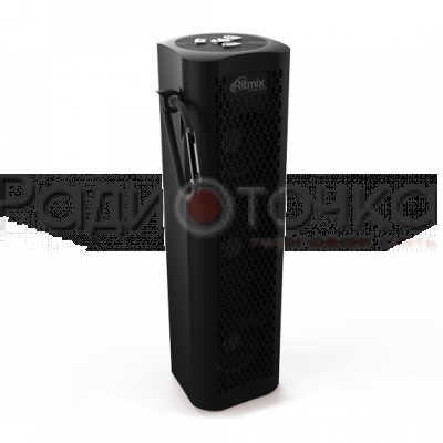 Портативная акустика RITMIX SP-275B black (Bluetooth, 2*3W, BTH + MicroSD + AUX + USB+ FM Radio)