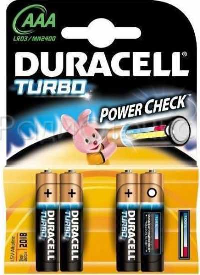 Элемент питания Duracell LR03/286 Turbo K4