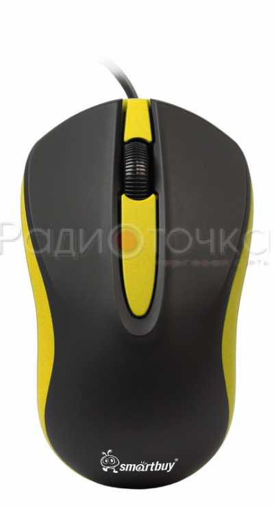 Мышь Smartbuy 329 чёрно/жёлтая 1200 dpi
