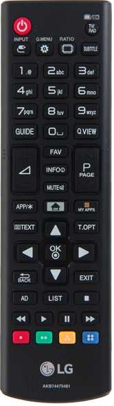 Пульт ДУ LG AKB74475481 LCDTV