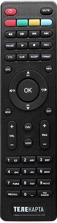 Пульт ДУ SAT ТЕЛЕКАРТА EVO-02/ EVO II (Coship)