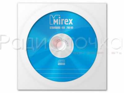 CD-R Mirex Standart 700Mb 48x (бум.конверт)