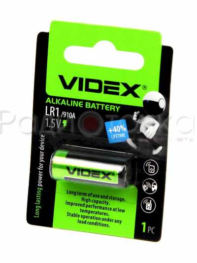 Элемент питания Videx LR1/N 1.5V BL1