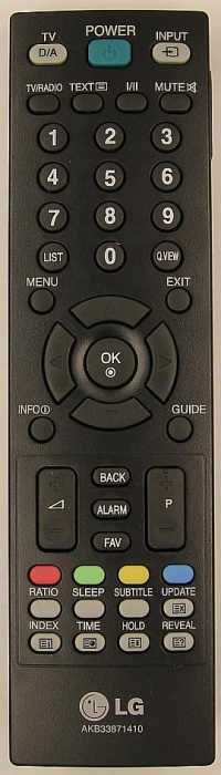 Пульт ДУ LG AKB33871410 / AKB33871401, LCDTV оригинал