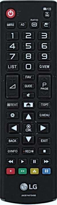 Пульт ДУ LG AKB74475490 LCDTV