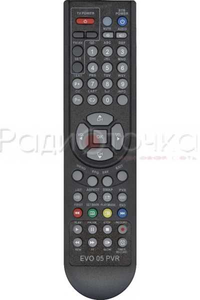 Пульт ДУ SAT ТЕЛЕКАРТА EVO-05 PVR, EVO 07