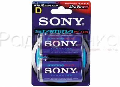 Элемент питания Sony Stamina Plus LR20/373 BL2