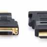 Переходник HDMI штекер - DVI-D гнездо Gembird A-HDMI-DVI-3, 19M/25F, Gold