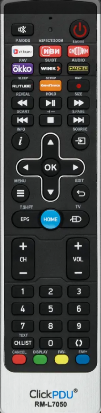 Пульт ДУ BBK RM-L7050 ClickPdu (универс)