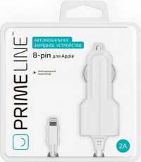 Авто-З/У Prime Line Apple 8-pin iPhone 5/6 2100 mA
