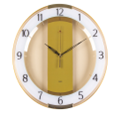 Часы настенные "Рубин" Классика (круг d=34см, корпус прозрачный коричневый)