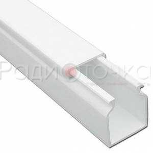 Кабель-канал 25х16 "ЭЛЕКОР" 2м белый (цена за 2м)