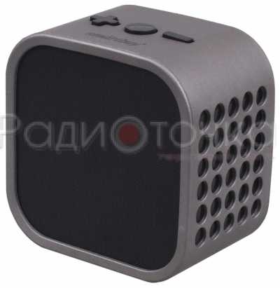 Портативная акустика SmartBuy SMARTY Bluetooth серо-черная (Hands Free, 3,5 Вт, АКБ 600 мА/ч)