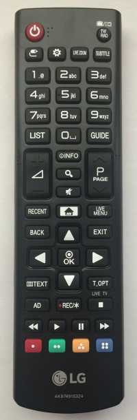 Пульт ДУ LG AKB74915324 LCDTV, оригинал
