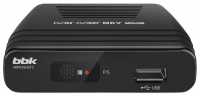 TV-тюнер BBK SMP028HDT2 черный (DVB-T/T2, SD/HD MPEG2/MPEG4, AVC, H.264, HDMI)
