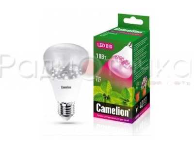 Лампа Camelionl A60 E27 10W для растений прозрачная
