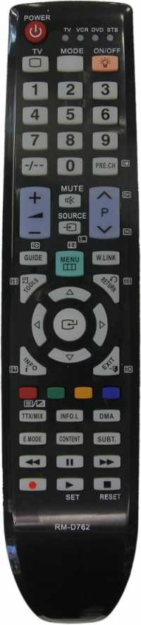 Пульт ДУ Samsung RM-D762 LCD (универс) (корпус BN59-00940A)