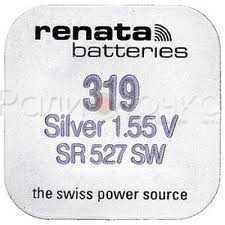 Элемент питания Renata  R319 (SR527SW) BL1