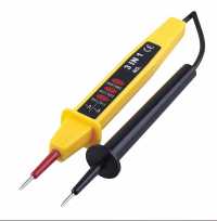 Тестер-пробник STEKKER ступенч. индикации, контактный двухполюсной до 500V, желтый