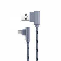 DATA кабель AWEI USB-micro USB, 1.0м, угловые штекеры (CL-90)