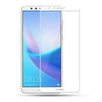 Защитное стекло для Huawei Y9 Prime (2018) white 2.5D
