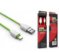 DATA кабель LDNIO USB-micro USB, 1м (LS07) белый