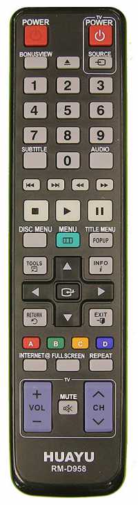 Пульт ДУ Samsung RM-D958 LCD (универс) (корпус AH59-02299A)