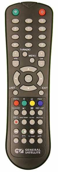 Пульт ДУ SAT General Satellite GS TE-8714 / GS TE-8511, оригинал