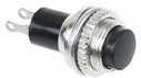 Кнопка круглая на замыкание металл Mini ON-OFF (2А, 250В, 10.2мм) RWD-213