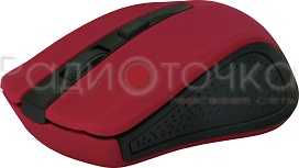 Мышь беспроводная Defender Accura MM-935 красный, 4 кнопки, 800-1600 dpi, USB