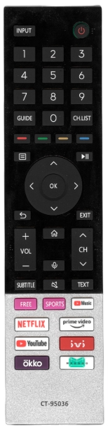 Пульт ДУ TOSHIBA CT-95036 (голосовое управление)