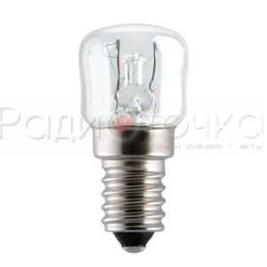 Лампа GE P1 E14 15W OVEN прозрачная для духовок 300°С