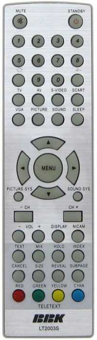 Пульт ДУ BBK LT2003S, LT-2008S (TV LCD)
