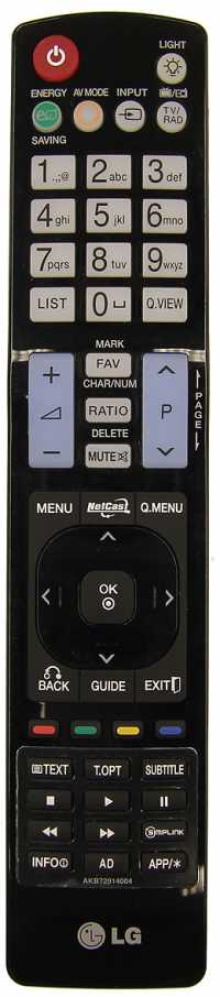Пульт ДУ LG AKB72914004, AKB72914206, AKB72914208 LCDTV, оригинал