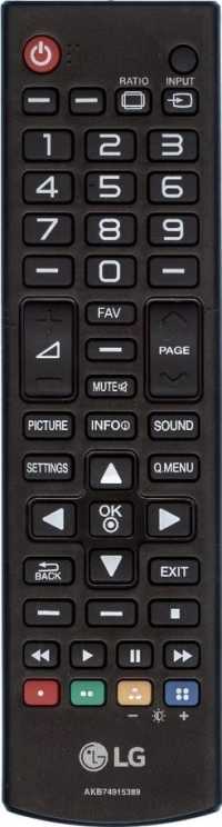 Пульт ДУ LG AKB74915389, оригинал