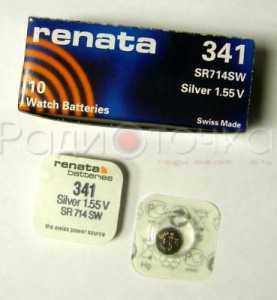 Элемент питания Renata  R341 (SR714SW) BL1