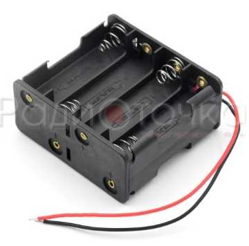 Кассета для батареек 8АА (2*4)