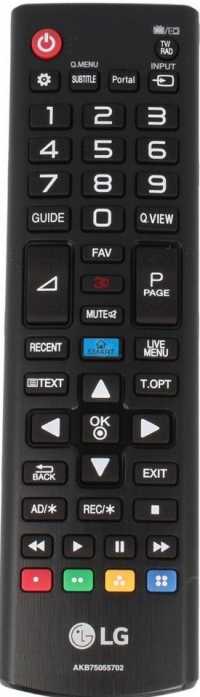 Пульт ДУ LG AKB75055702
