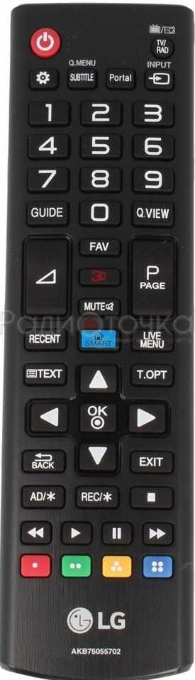 Пульт ДУ LG AKB75055702