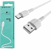 DATA кабель BOROFONE BX16 USB 2.0 - Type C, 3A, 1м