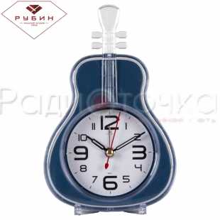 Будильник Рубин, корпус темно-синий "Классика" В8-004